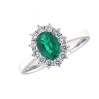 Anello Fanton Gioielli Donna ANELLI SMERALDO in Oro Smeraldo 1.50 Ct ANOR-38-52 - ANOR-38-52